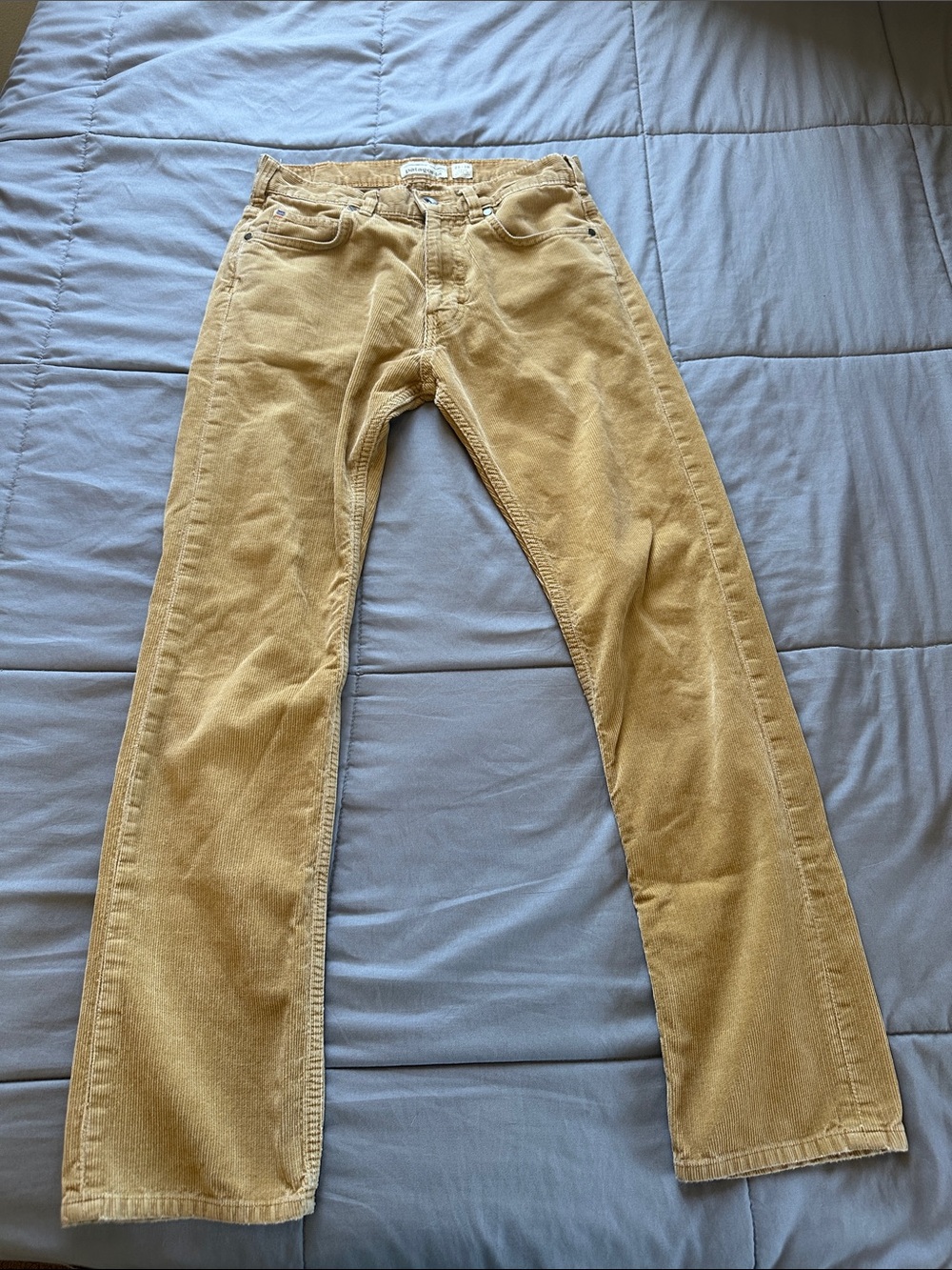 Patagonia Men's Tan Corduroy Pants - Classic Straight Fit